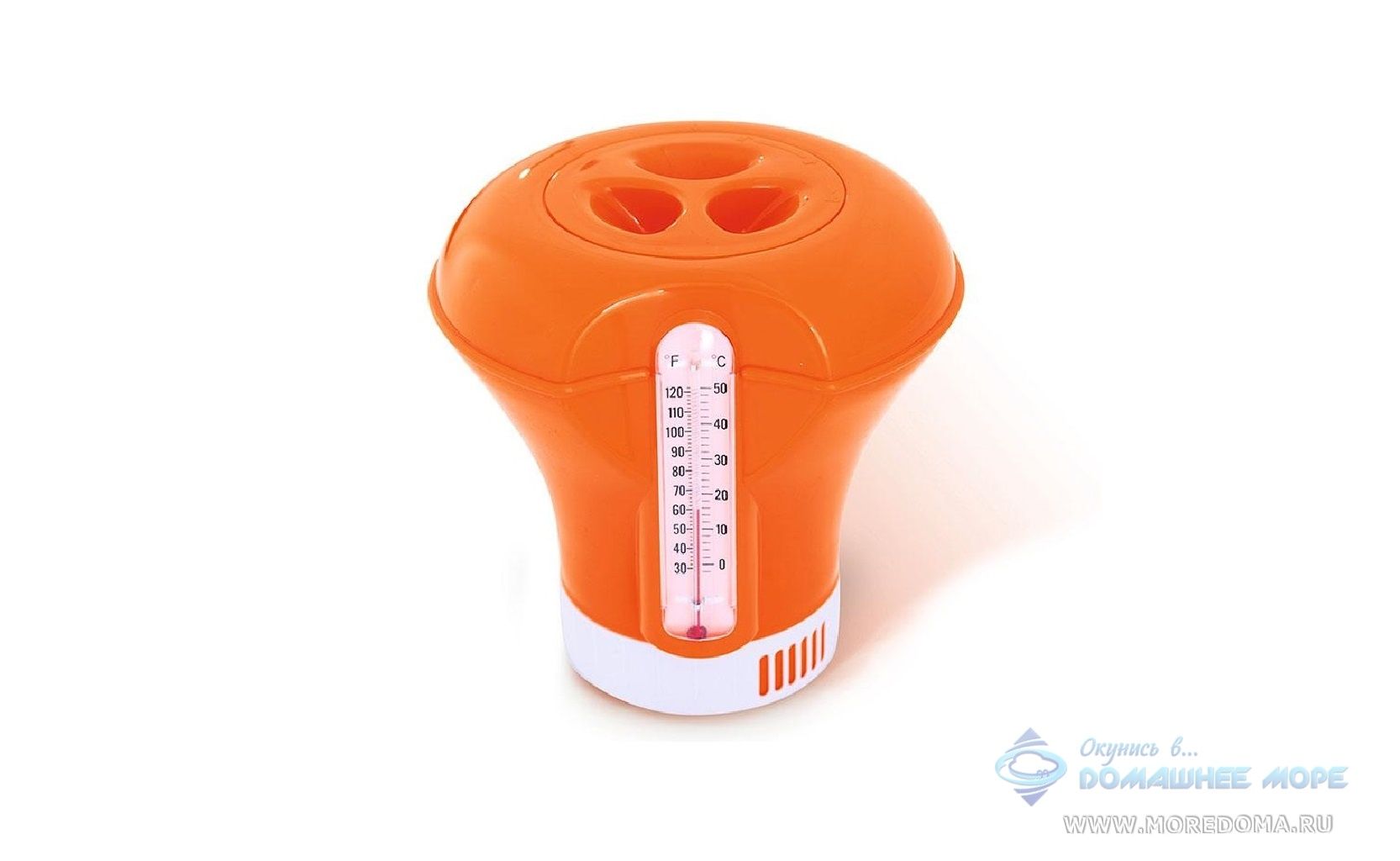 Поплавок-дозатор Bestway с термометром ; артикул 58209 (оранжевый)