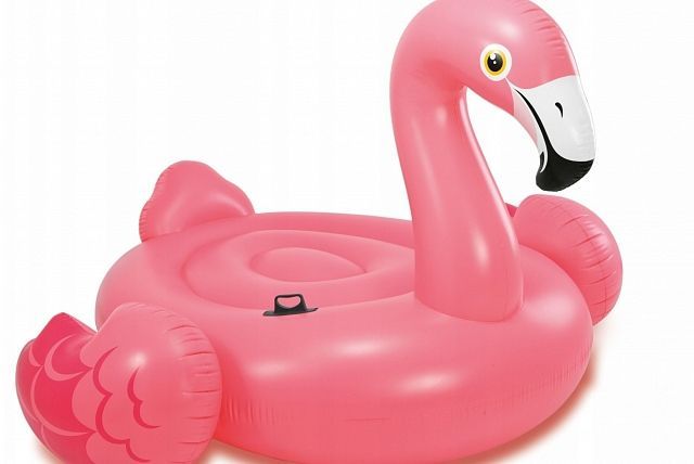 Надувной плот INTEX "розовый фламинго"