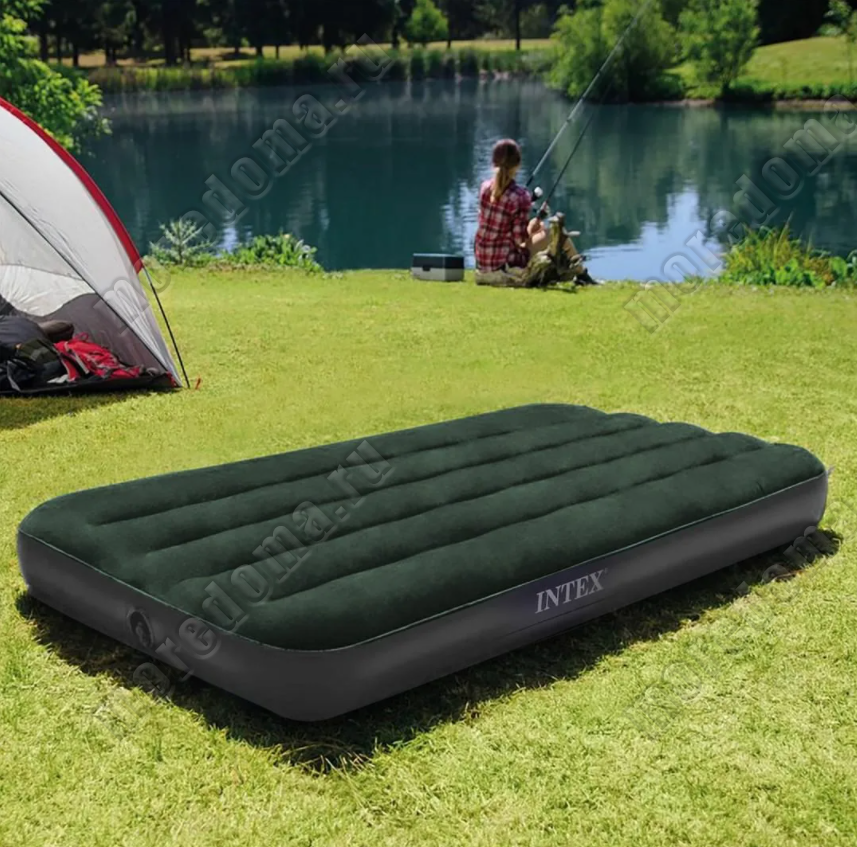 Надувной матрас intex prestige downy airbed 64107