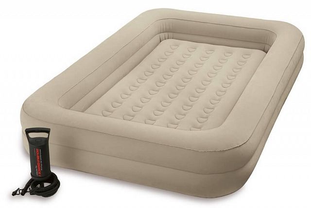 Кровать INTEX надувная Kidz Travel Bed Set с насосом