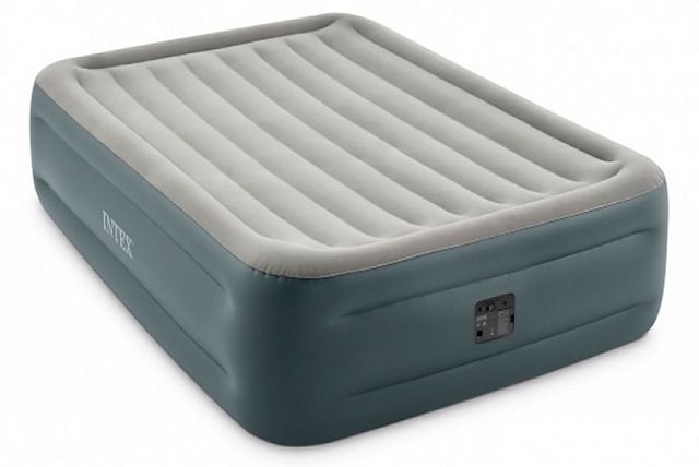 Матрас INTEX надувной Essential Rest Airbed, встроенный эл. насос 220В
