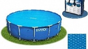 Пузырьковое (теплосберегающее) покрывало INTEX для  бассейна 4.88 м ; артикул 28014