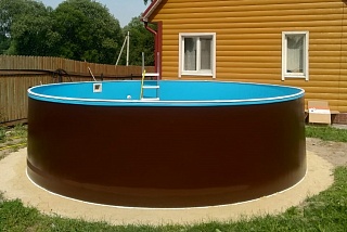 Каркасный бассейн Larimar (коричневый)