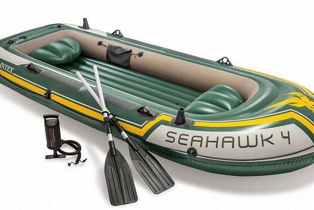 Четырехместная надувная лодка INTEX  Seahawk 4