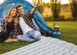 Матрас надувной intex camping mat 1890х720 мм высота 200мм 67998