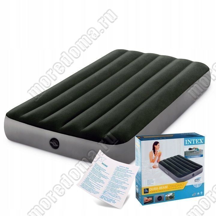 Надувной матрас intex prestige downy airbed 64107