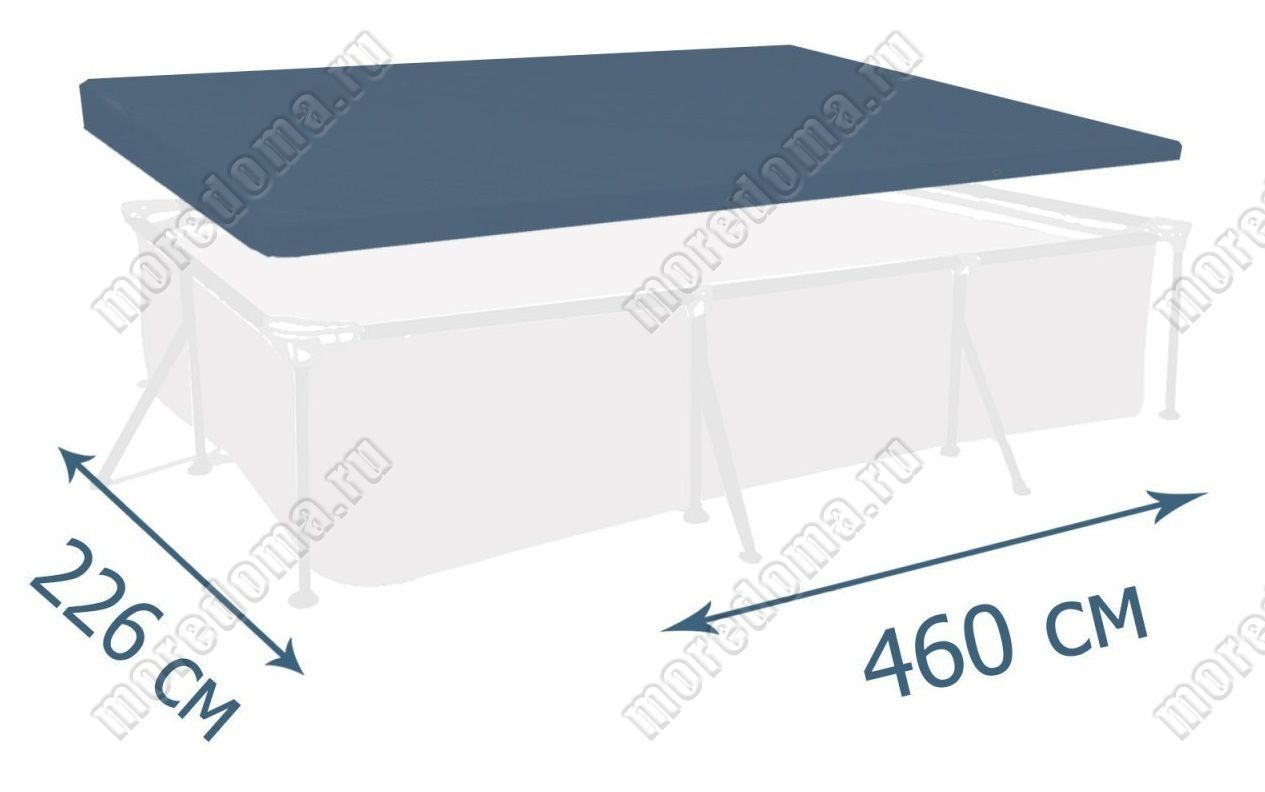 28038 intex тент покрывало для прямоугольного бассейна rectangular pool cover