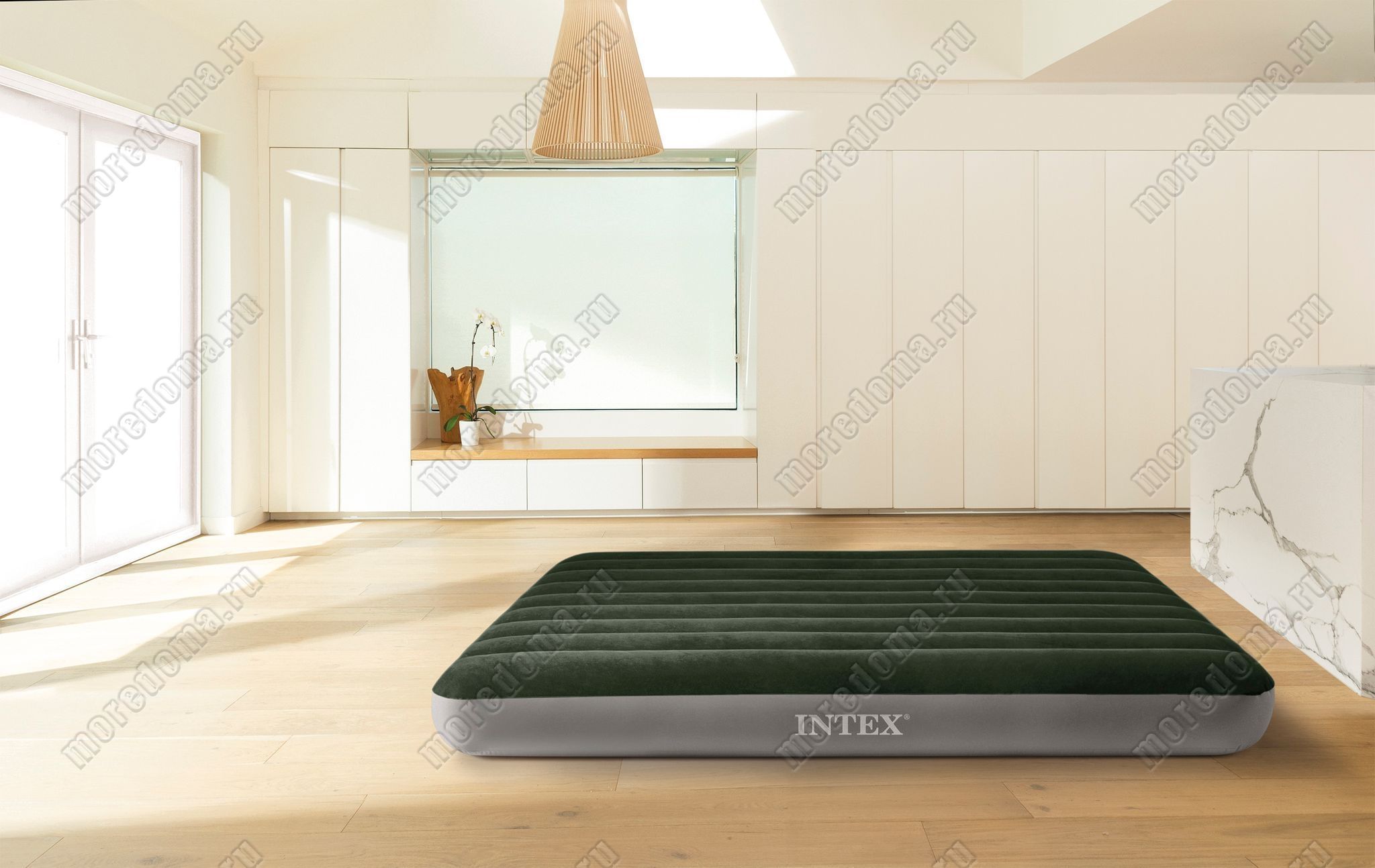 Надувной матрас intex prestige downy airbed 64779