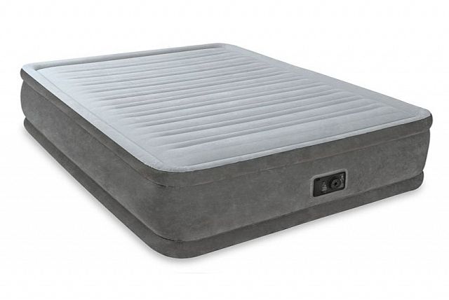Матрас INTEX надувной Comfort-Plush Airbed, встроенный эл. насос 220B