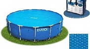 Пузырьковое (теплосберегающее) покрывало INTEX для  бассейна 3.05 м ; артикул 28011 (29021)