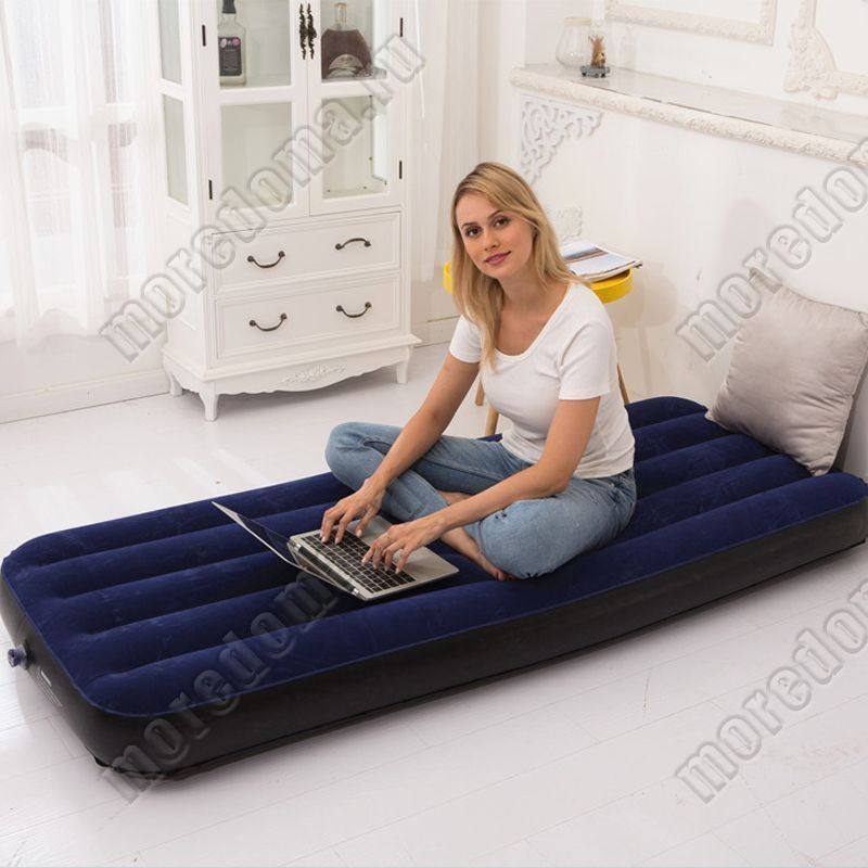 Матрас надувной intex classic downy bed twin