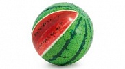  Мяч INTEX "арбуз" ⌀ 107 см, от 3-х лет ; артикул 58075