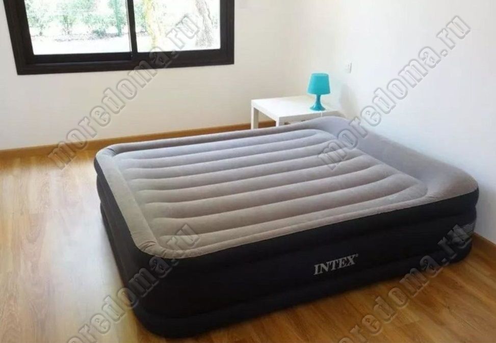 Надувная кровать без встроенного насоса