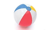 Мяч INTEX "цветные полоски" ⌀ 61 см ; артикул 59030