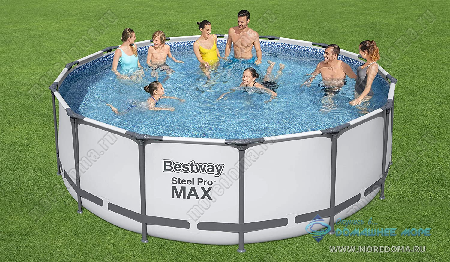 Каркасный бассейн Bestway Steel Pro Max (круг) 4.27 х 1.22 м ; артикул 5612X